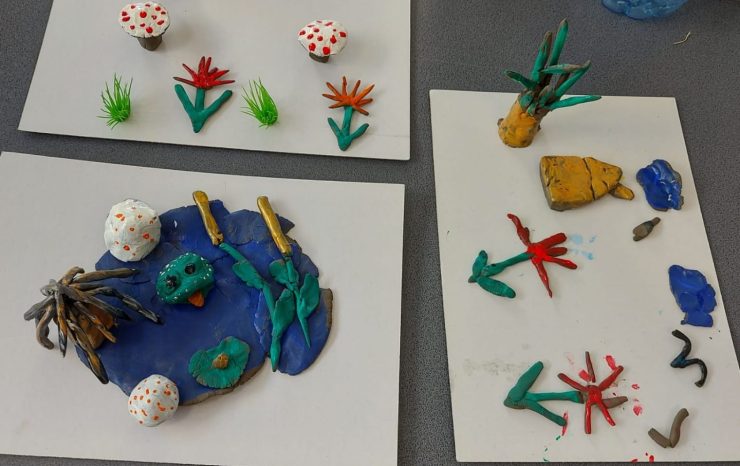 Atelier de modelaj și pictură